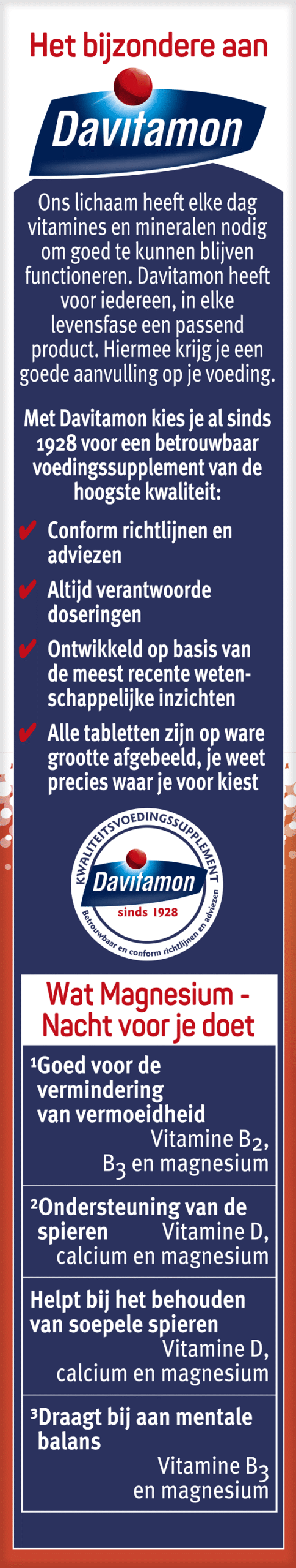 Davitamon Magnesium speciaal voor de nacht - Afbeelding 5