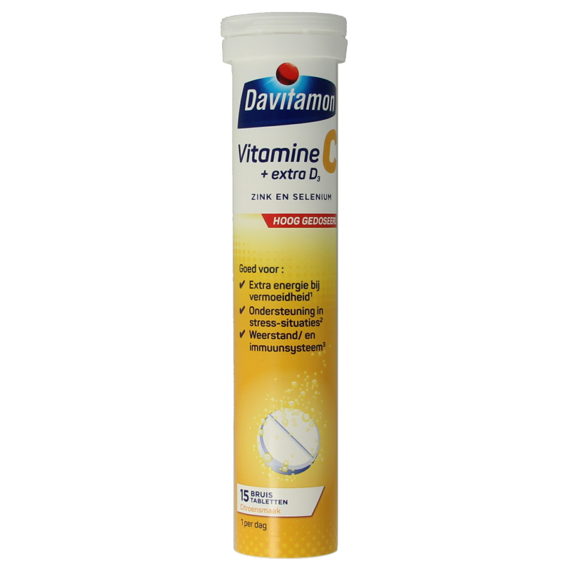 Davitamon Vitamine C & D3 bruistabletten