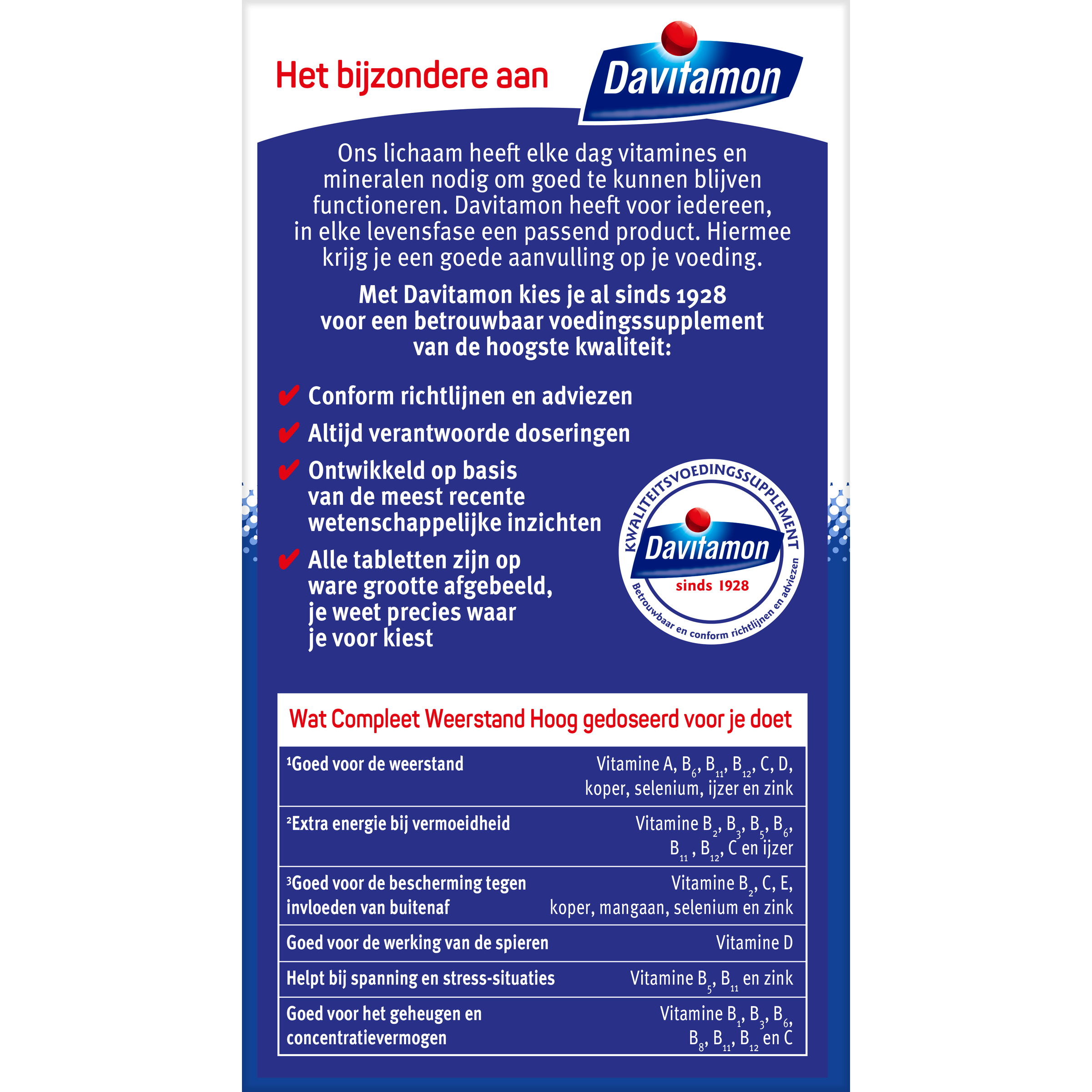 Davitamon Compleet weerstand hoog gedoseerd - Afbeelding 4