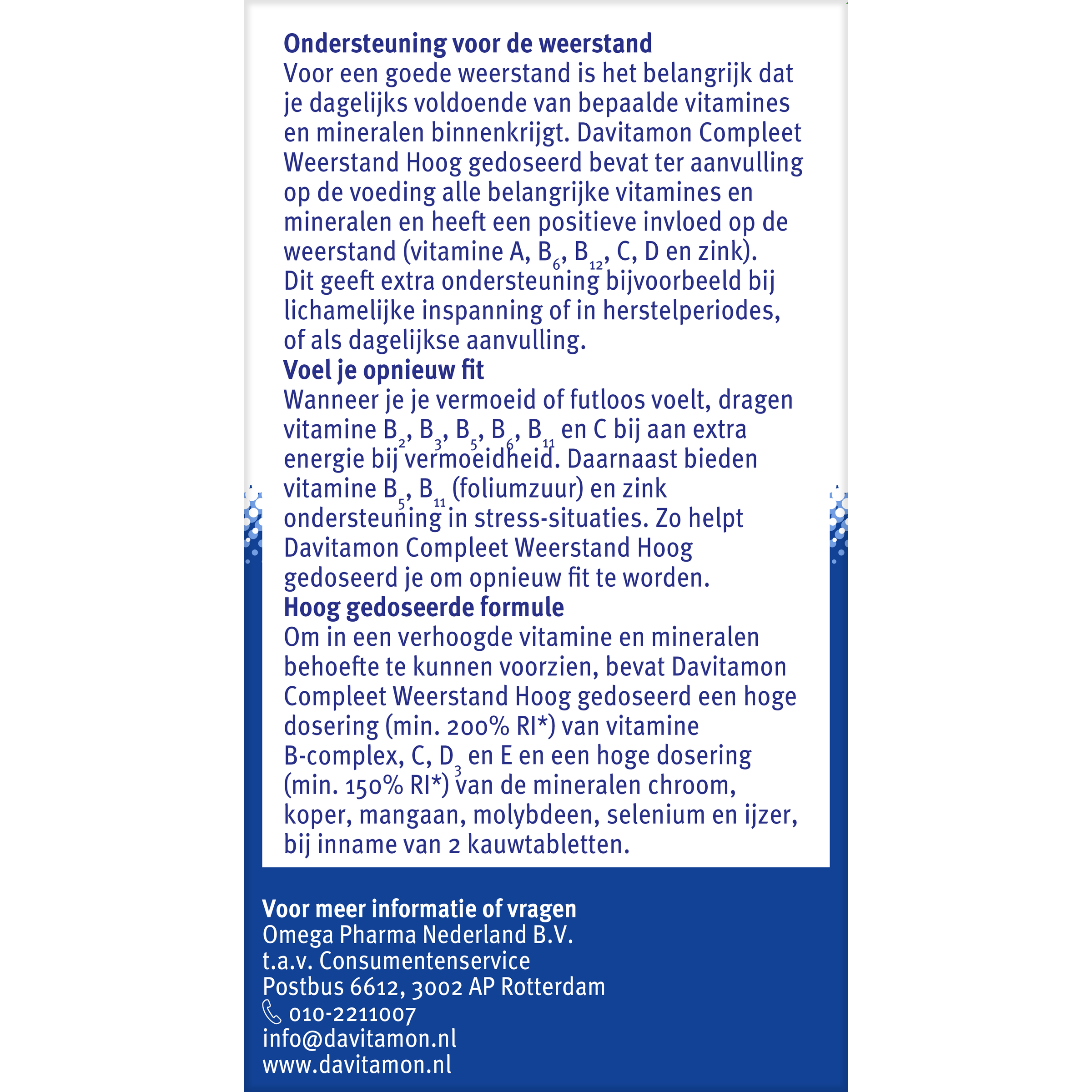 Davitamon Compleet weerstand hoog gedoseerd - Afbeelding 5