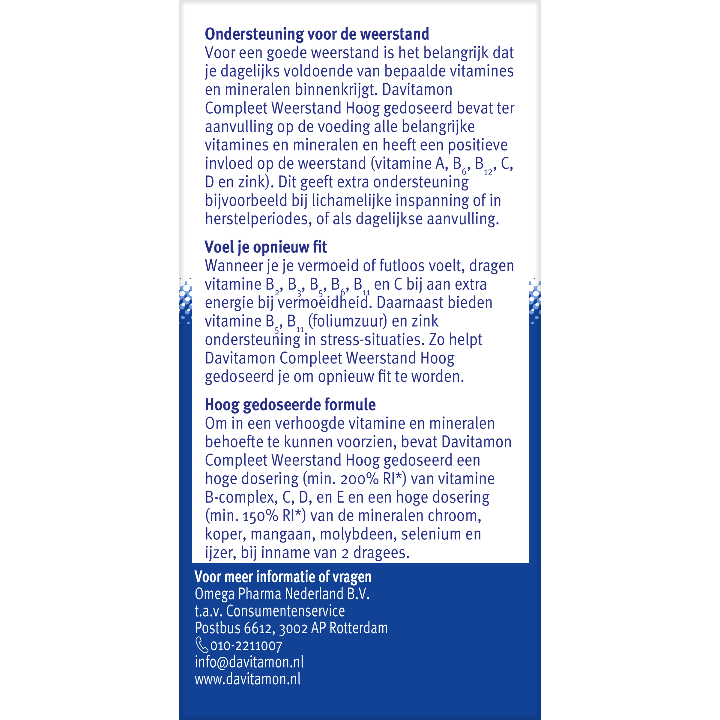 Davitamon Compleet weerstand hoog gedoseerd - Afbeelding 4