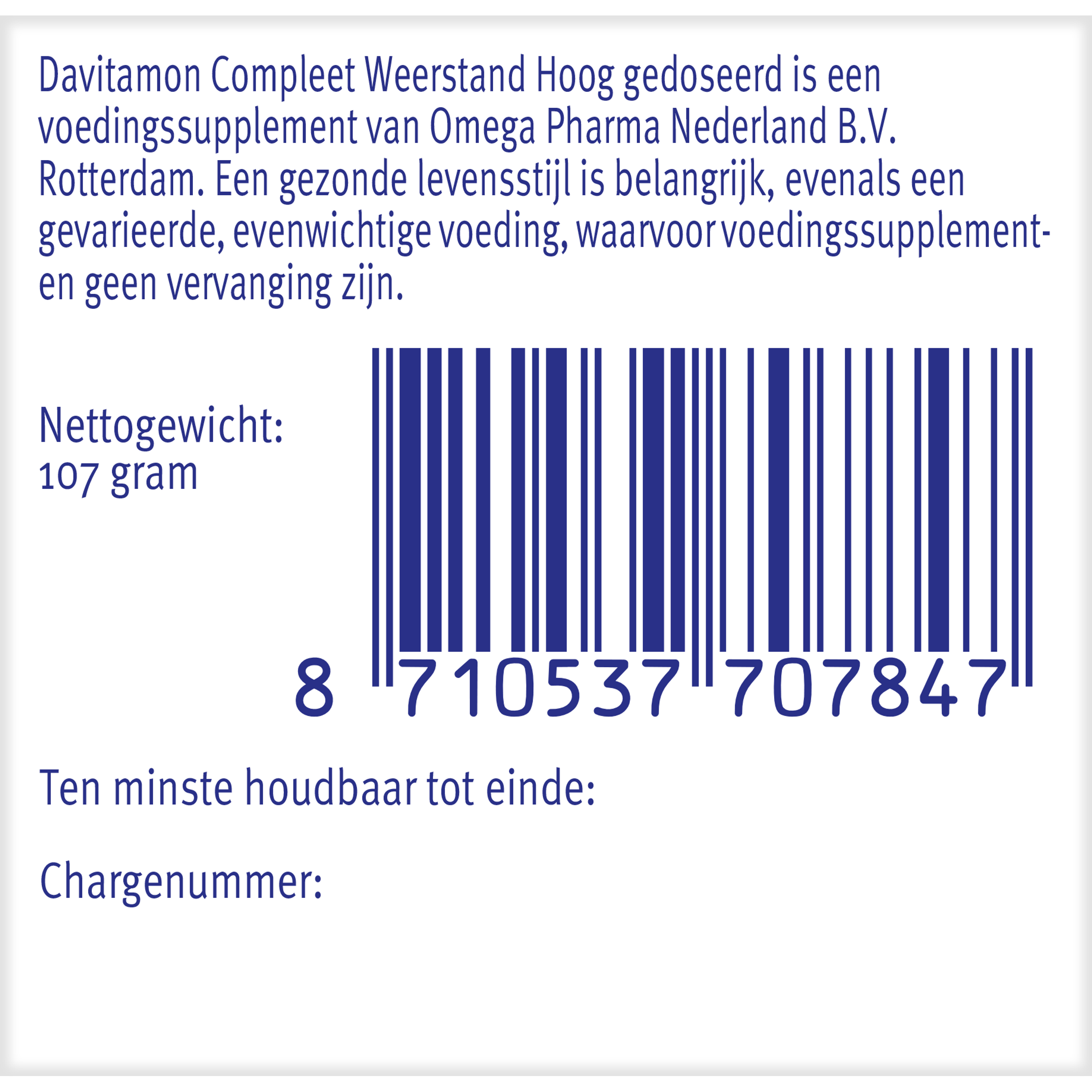 Davitamon Compleet weerstand hoog gedoseerd - Afbeelding 6