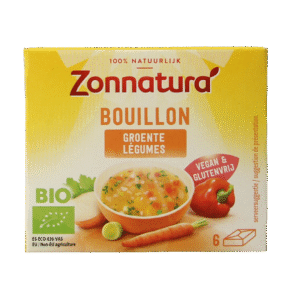 Zonnatura Groentebouillon tablet 11 gram bio