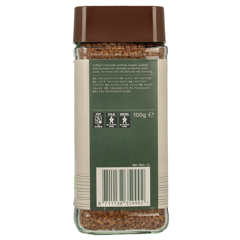 Simon Levelt Cafe organico Arabica instant bio - Afbeelding 4