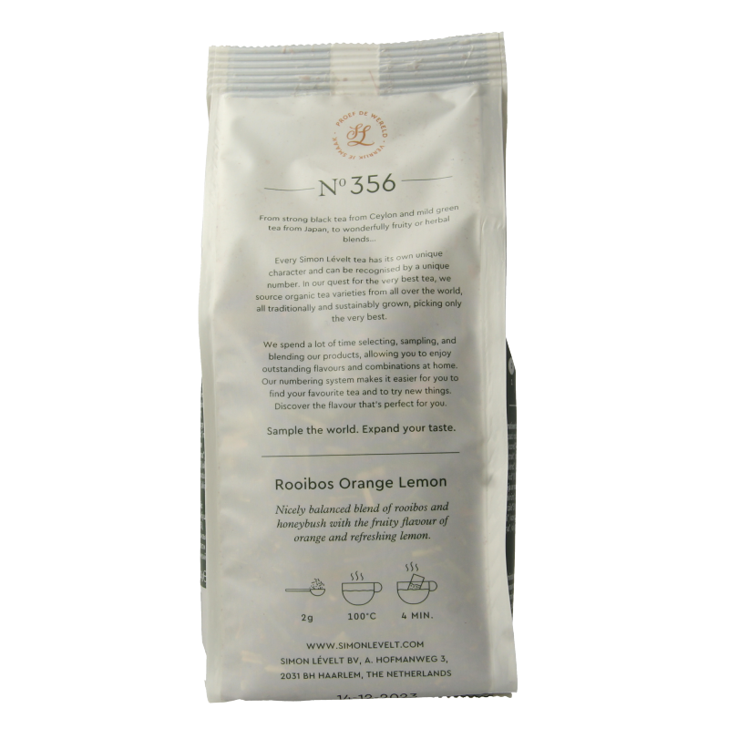 Simon Levelt Rooibos orange lemon bio - Afbeelding 3