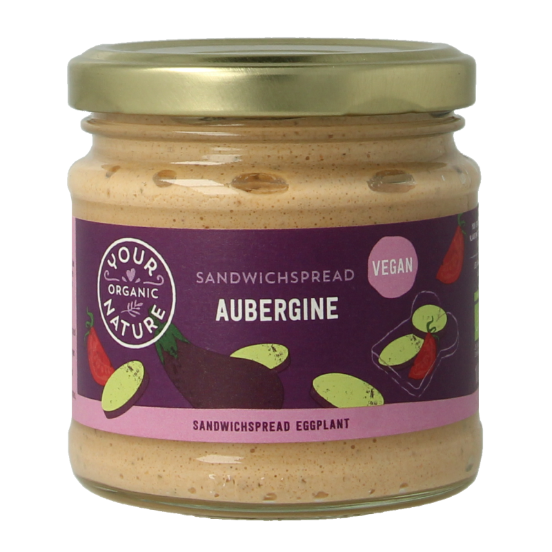 Your Organic Nature Sandwichspread aubergine bio