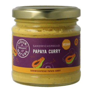 Your Organic Nature Sandwichspread papaya-curry bio