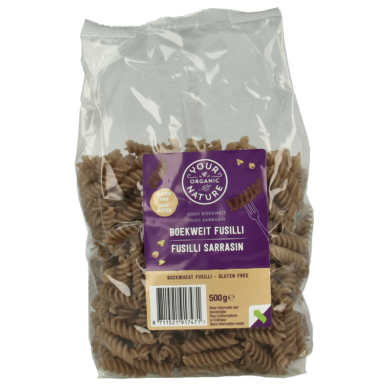 Your Organic Nature Boekweit pasta glutenvrij bio