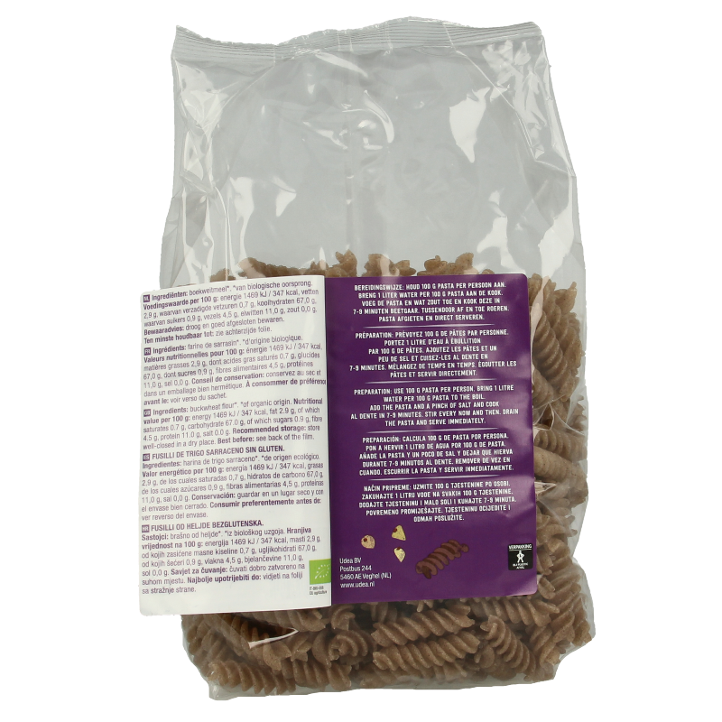 Your Organic Nature Boekweit pasta glutenvrij bio - Afbeelding 2