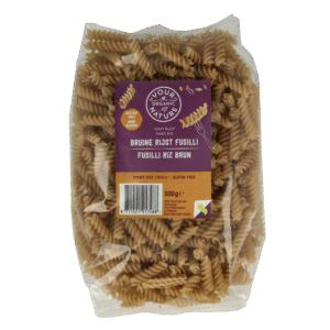 Your Organic Nature Bruine rijst pasta glutenvrij