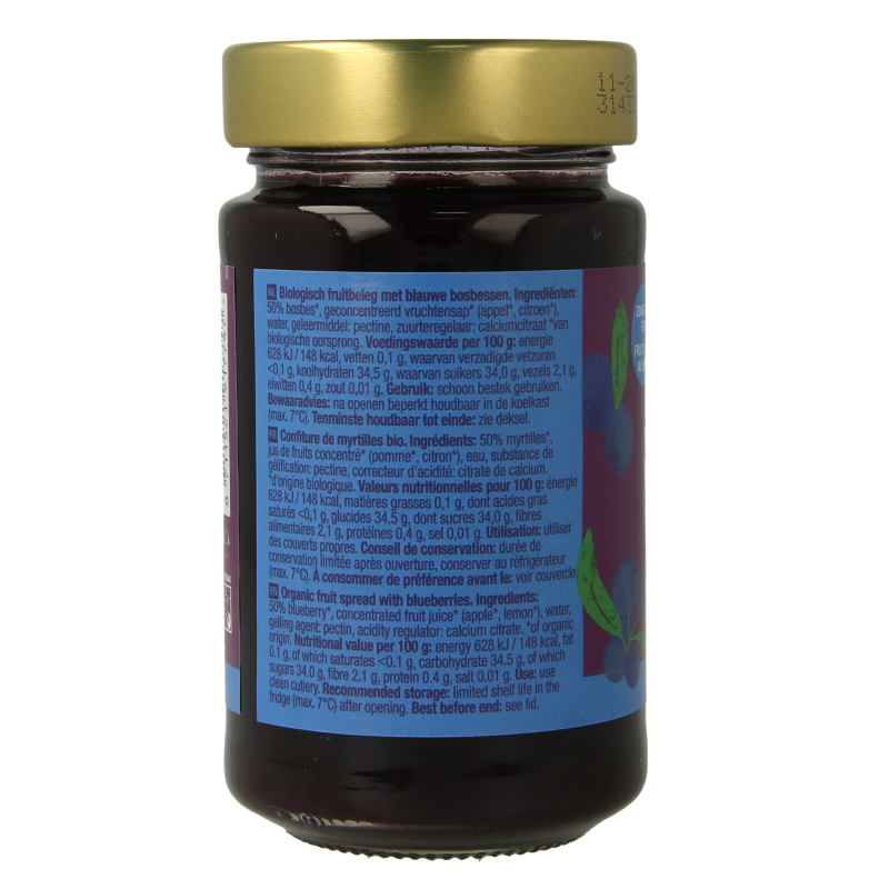 Your Organic Nature Fruit beleg blauwe bosbes bio - Afbeelding 2