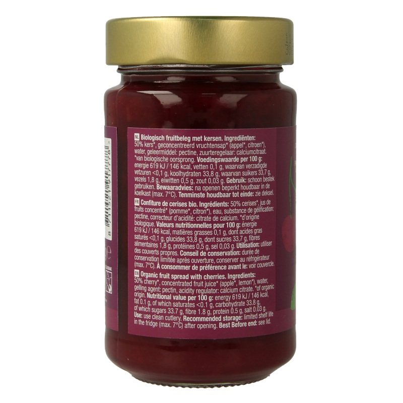 Your Organic Nature Fruit beleg kers bio - Afbeelding 2