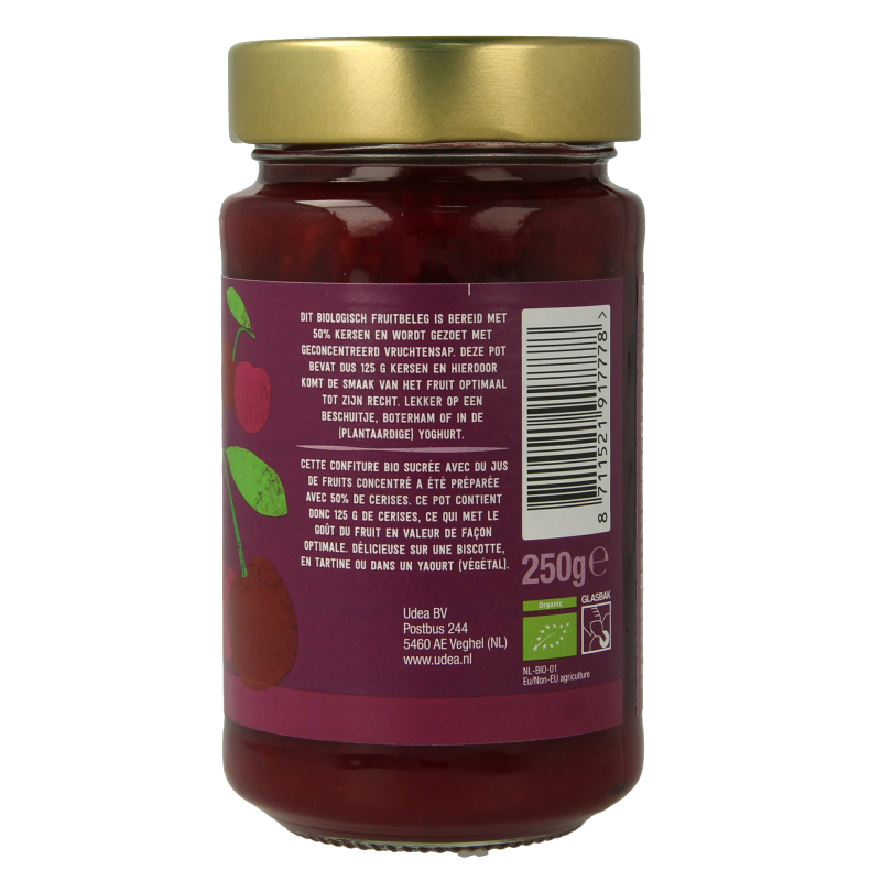 Your Organic Nature Fruit beleg kers bio - Afbeelding 3