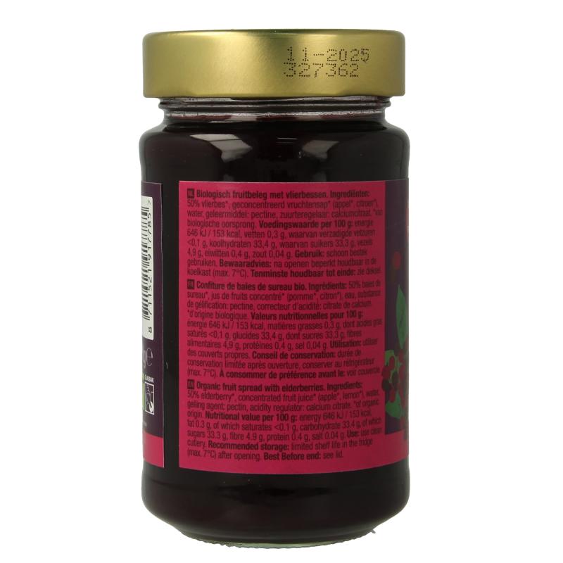 Your Organic Nature Fruit beleg vlierbes bio - Afbeelding 2