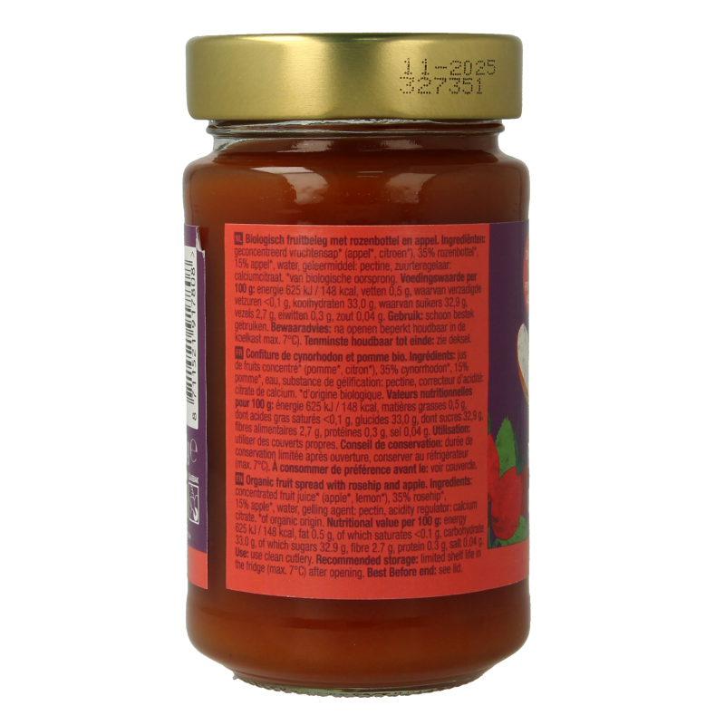 Your Organic Nature Fruit beleg rozenbottel bio - Afbeelding 2