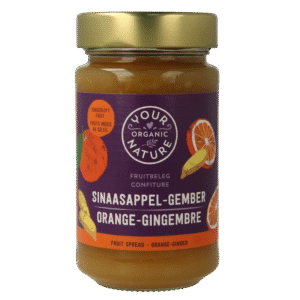 Your Organic Nature Fruit beleg sinaasappel / gember bio
