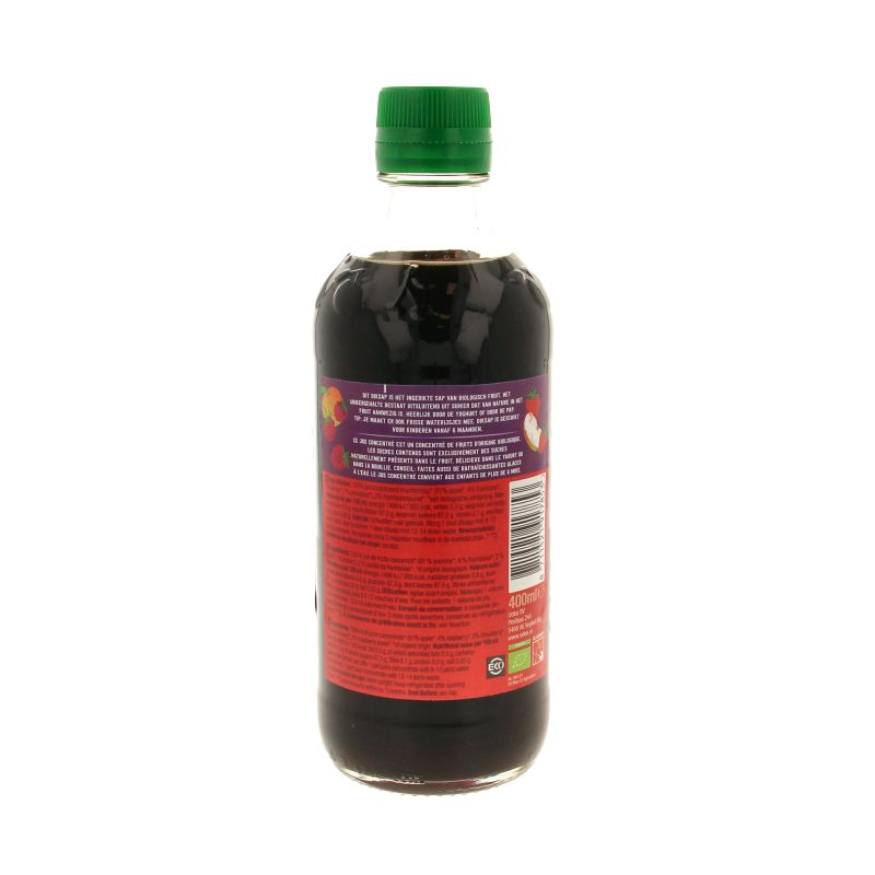 Your Organic Nature Diksap appel framboos aardbei bio - Afbeelding 2