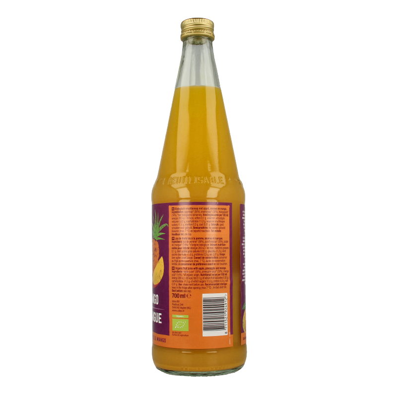 Your Organic Nature Vruchtensap appel ananas mango bio - Afbeelding 3
