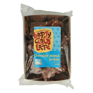 Happy Chocolate Chocolade pindarotsen melk bio