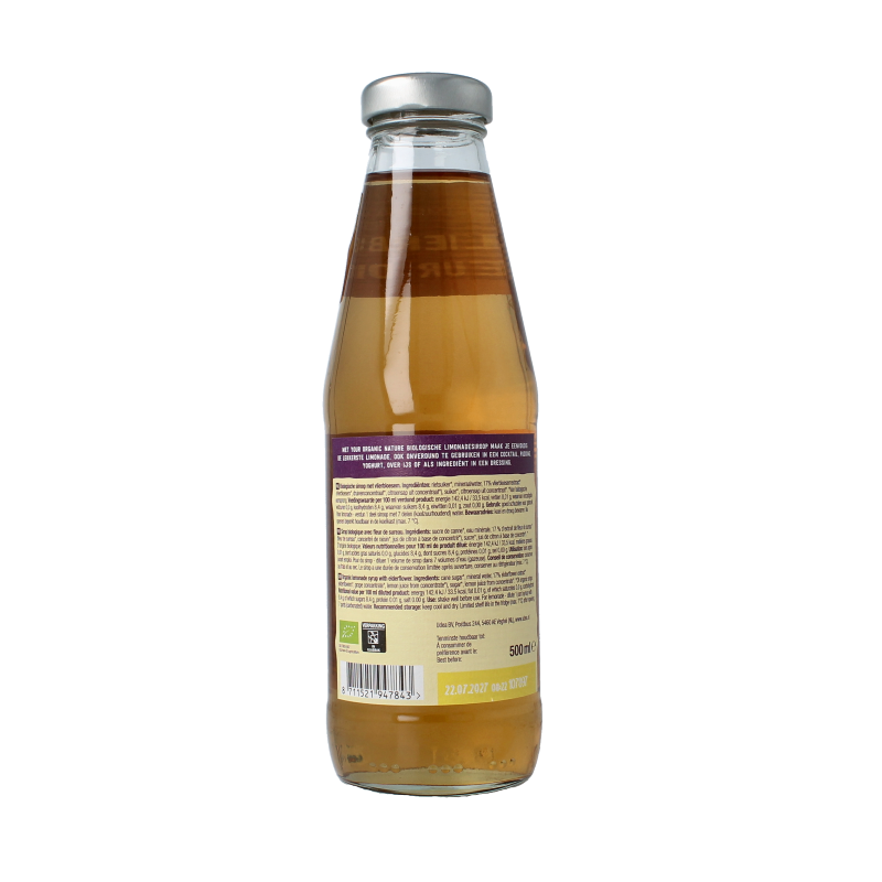 Your Organic Nature Limonadesiroop vlierbloesem bio - Afbeelding 2