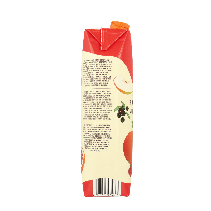 Your Organic Nature Rood fruit sap bio - Afbeelding 2