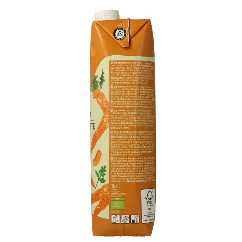 Your Organic Nature Wortelsap bio - Afbeelding 4