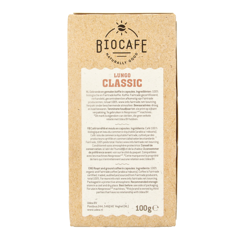 Biocafe Lungo capsules bio - Afbeelding 3