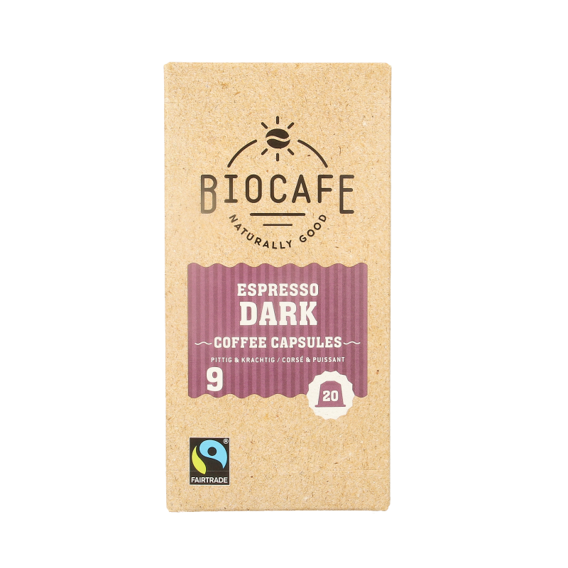 Biocafe Espresso capsules bio