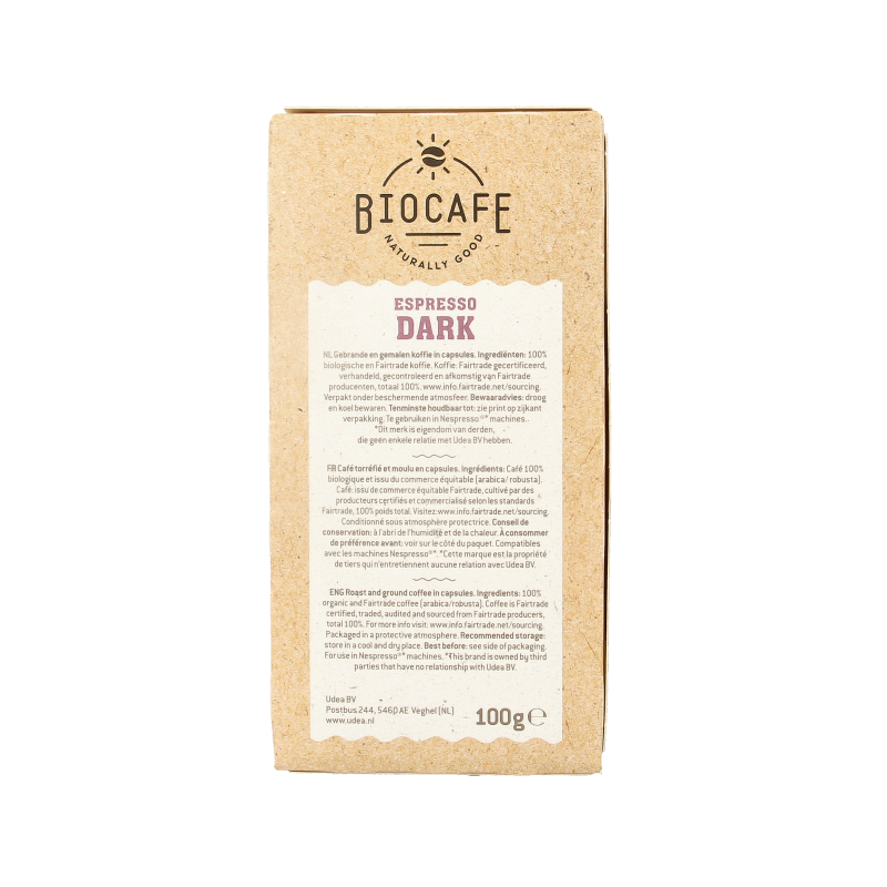Biocafe Espresso capsules bio - Afbeelding 3