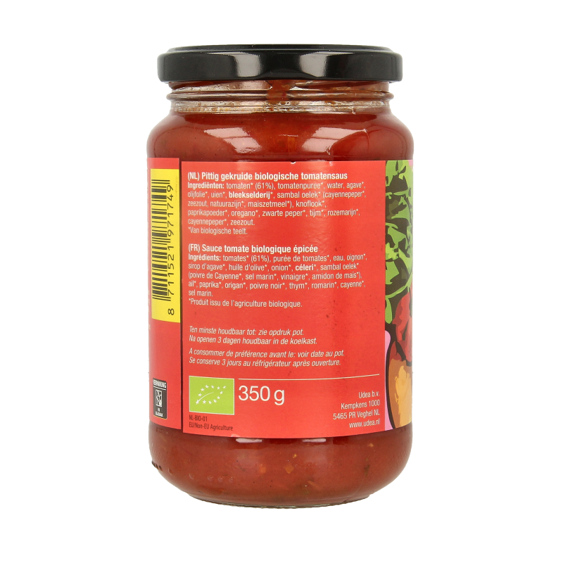 Fertilia Pastasaus piccante bio - Afbeelding 2