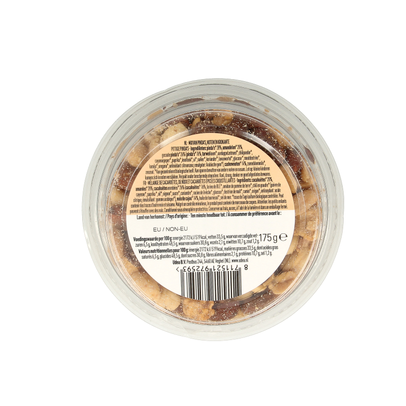 Nice & Nuts Chili notenmix met katjang pedis geroosterd bio - Afbeelding 2