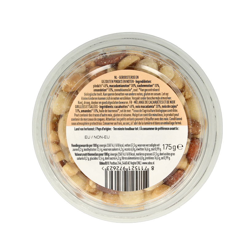 Nice & Nuts Macadamia mix met zeezout geroosterd bio - Afbeelding 2