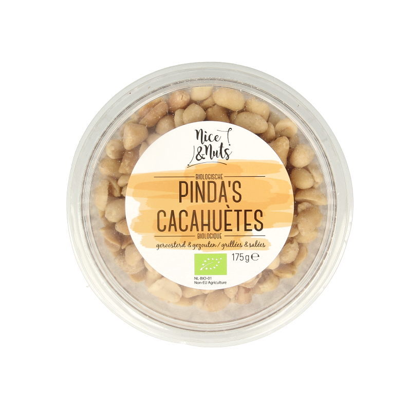 Nice & Nuts Pinda's met zeezout geroosterd bio