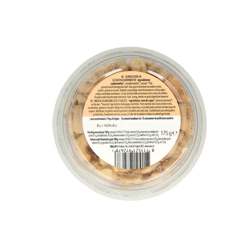 Nice & Nuts Cashewnoten met zeezout geroosterd bio - Afbeelding 2