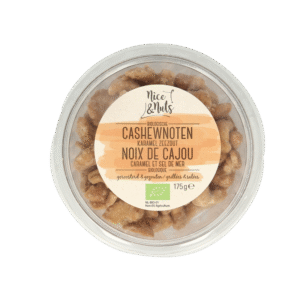 Nice & Nuts Cashewnoten karamel zeezout geroosterd bio
