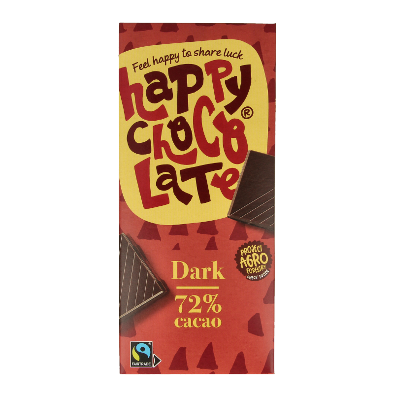 Happy Chocolate Puur 72% bio