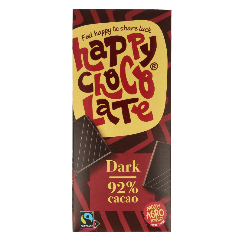 Happy Chocolate Puur 92% bio