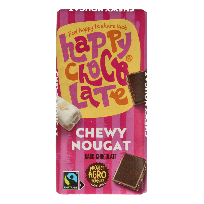 Happy Chocolate Puur nougat bio