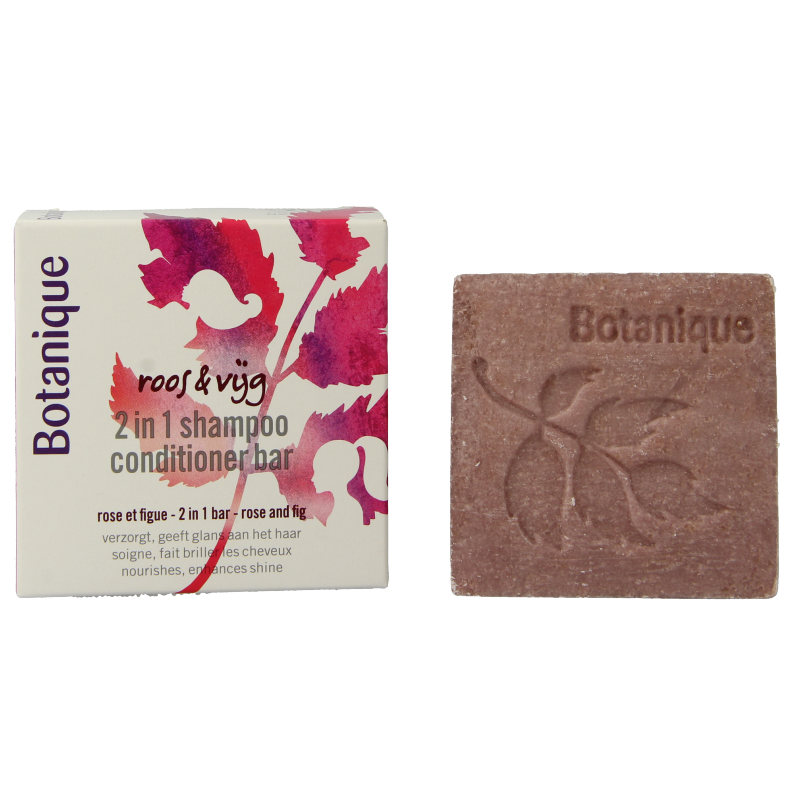 Botanique 2-in-1 Shampoo conditioner bar roos & vijg - Afbeelding 2