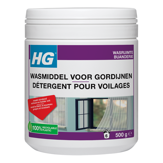 HG Wasmiddel voor vitrage