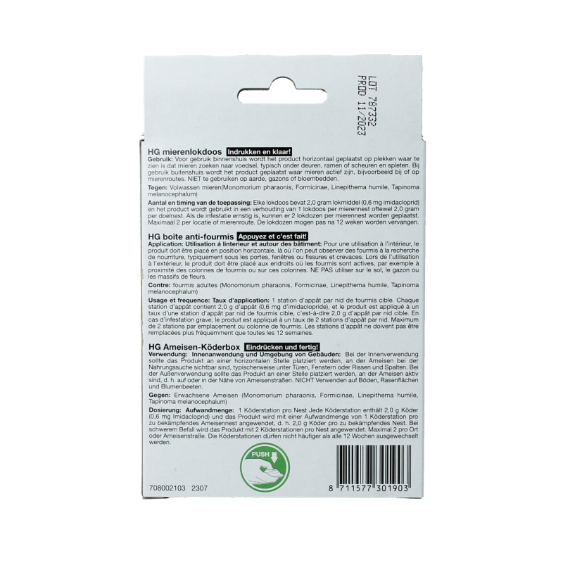HG HG X mierenlokdoos binnen en buiten - Afbeelding 3