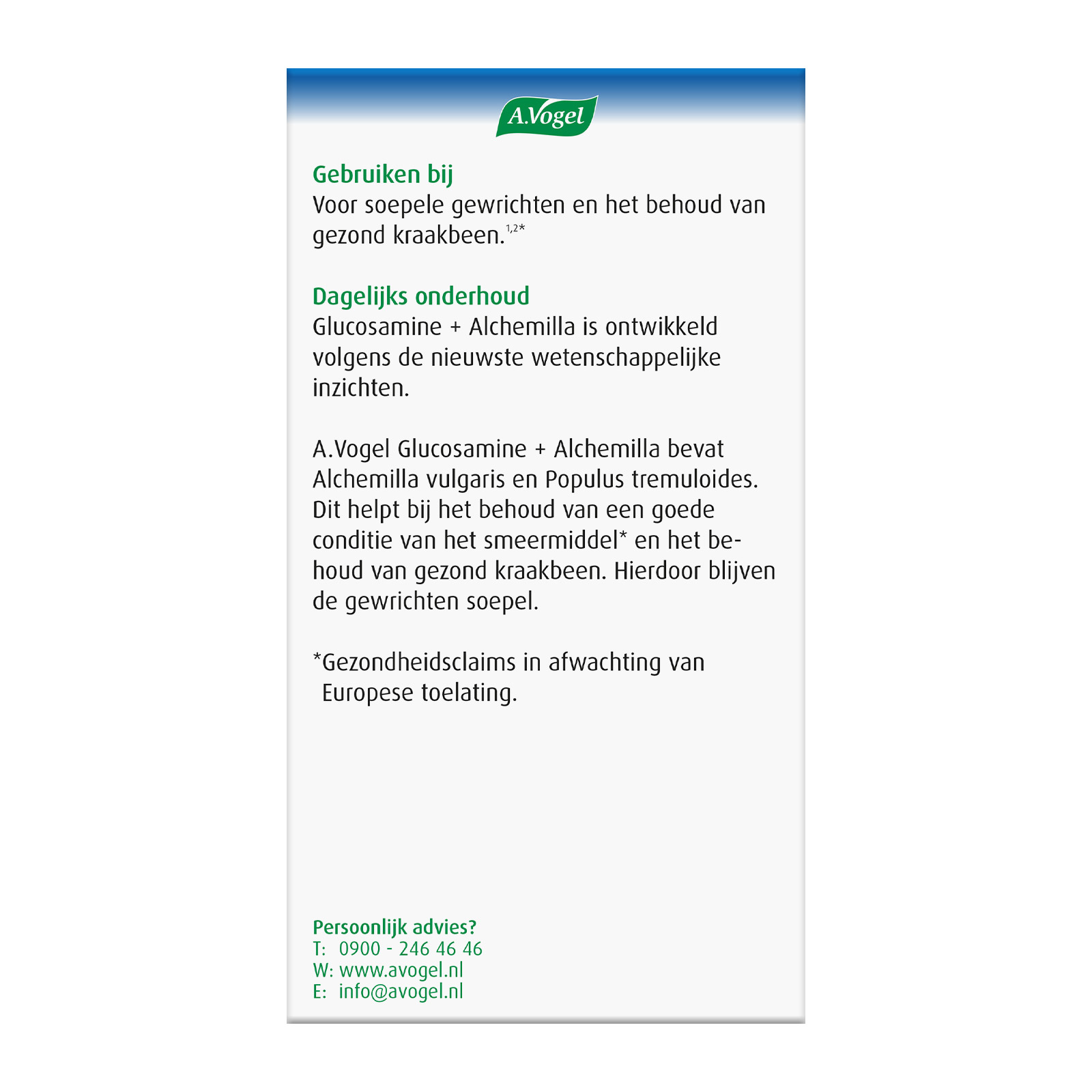 A Vogel Alchemilla glucosamine - Afbeelding 3