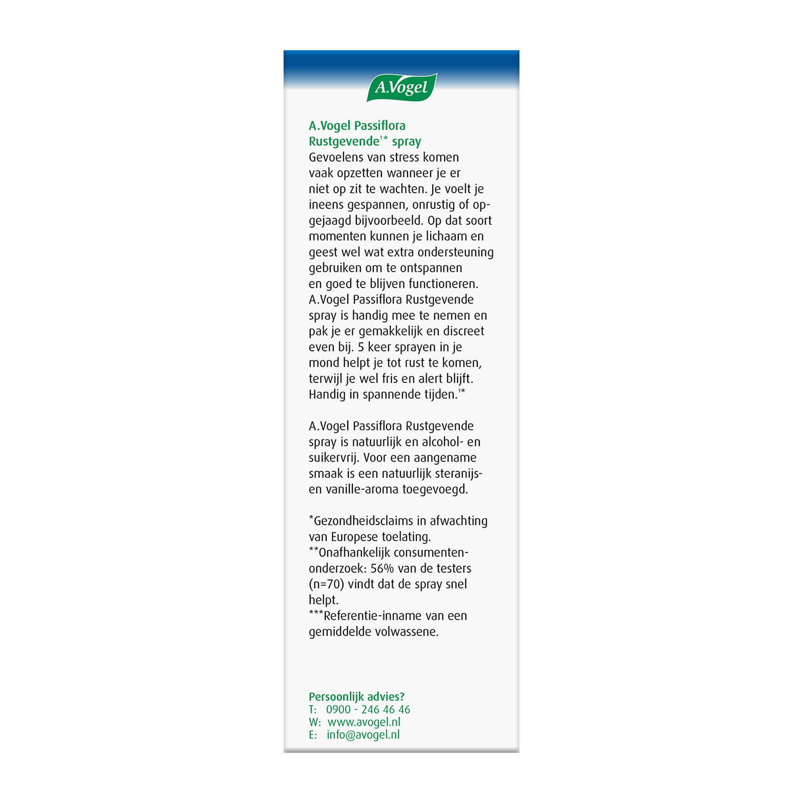 A Vogel Passiflora rustgevende spray - Afbeelding 3