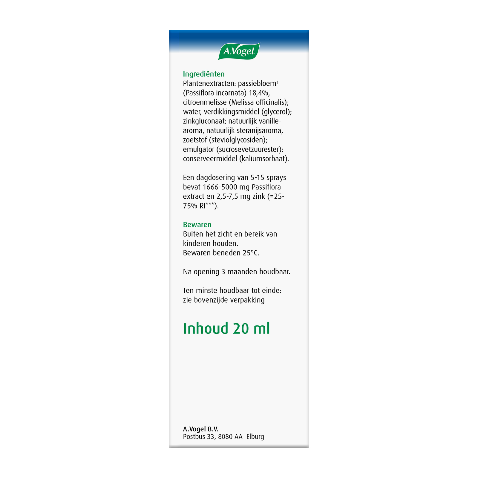 A Vogel Passiflora rustgevende spray - Afbeelding 4