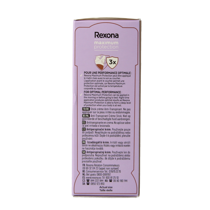 Rexona Deodorant stick women max prot sensitive - Afbeelding 5