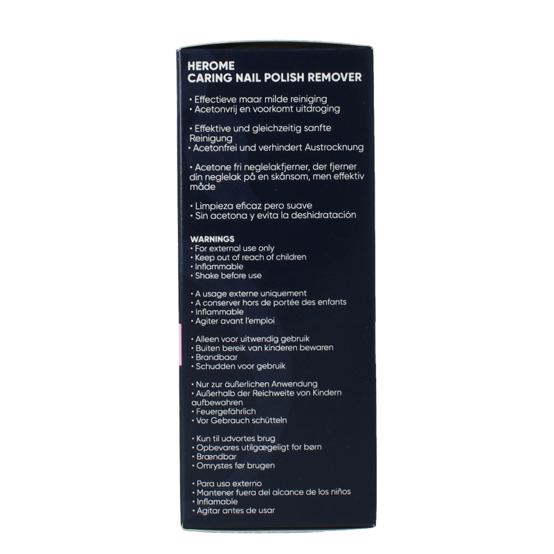 Herome Caring nailpolish remover - Afbeelding 3