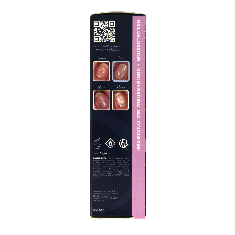Herome Natural nail colour pink - Afbeelding 5