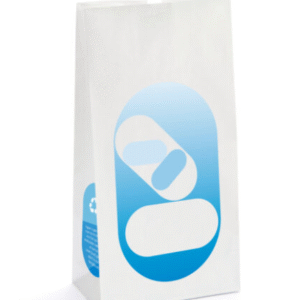 Blockland Blokbodemzak 130x80x26mm wit