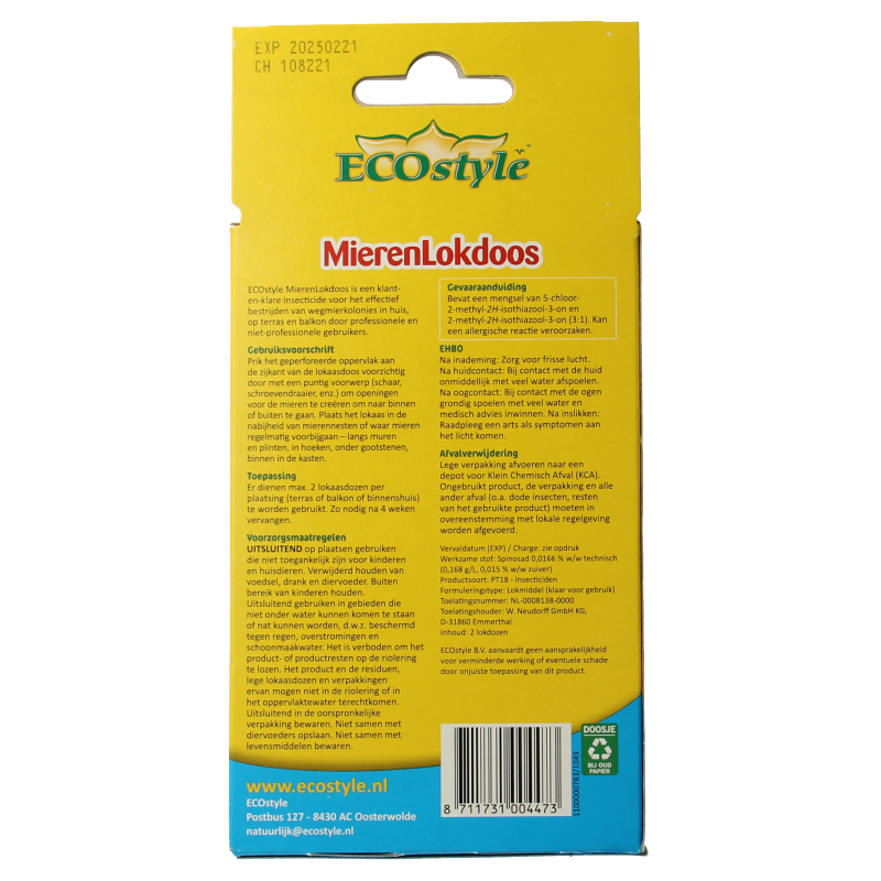 Ecostyle Mierenlokdoos - Afbeelding 2