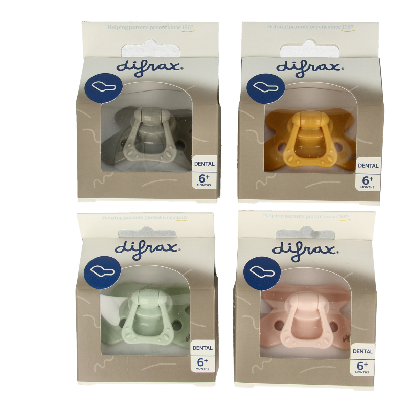 Difrax Fopspeen dental 6+ maanden met ring
